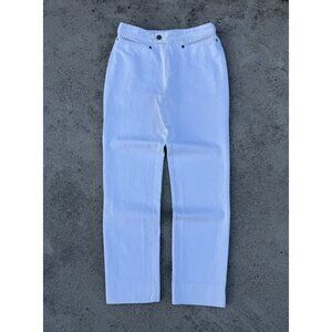 Vintage Gucci by Tom Ford Women’s White Pants Lampo Zipper Made In Italy IT 42